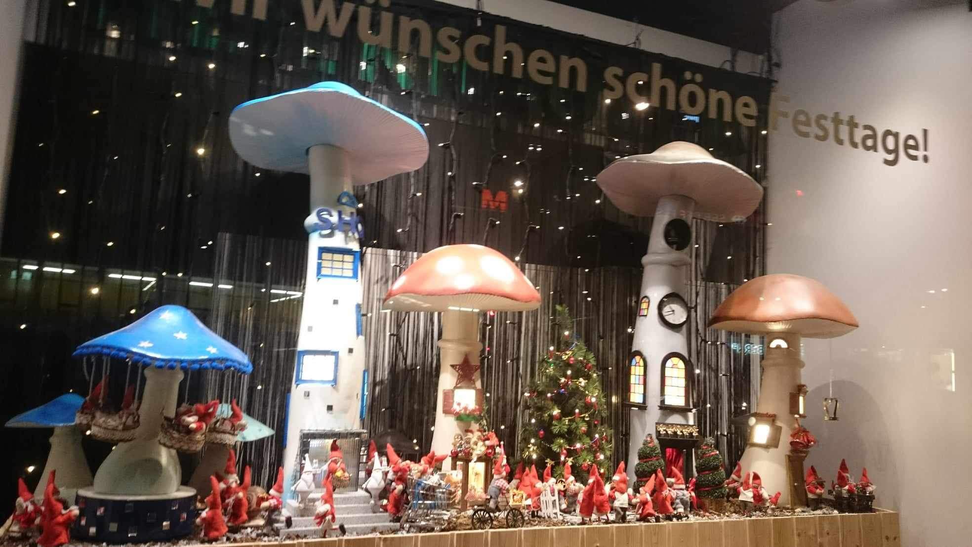 Ventana de adviento local comercial en Berna