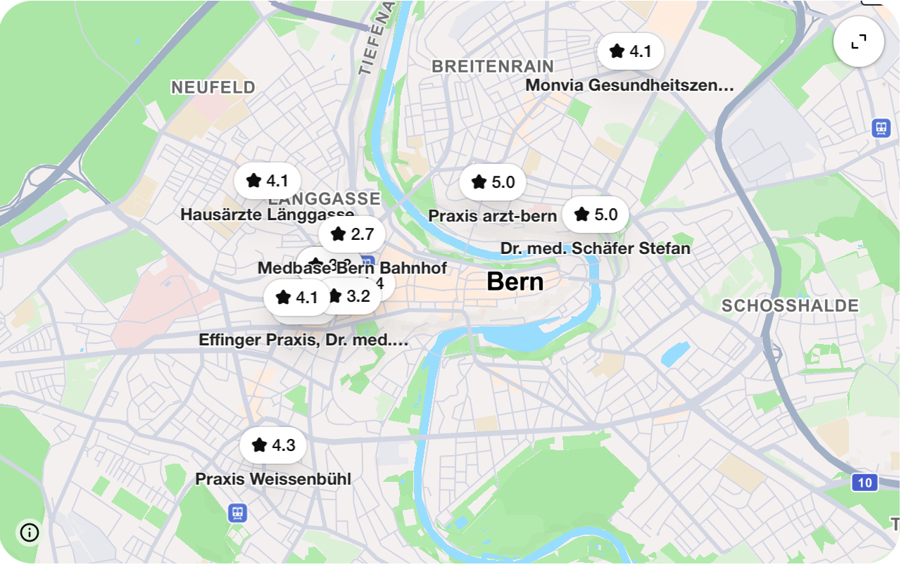 Fuente: mapas de Google.
