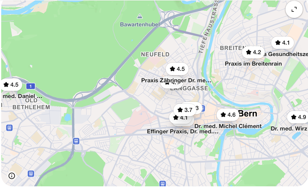 Fuente: mapas de Google.