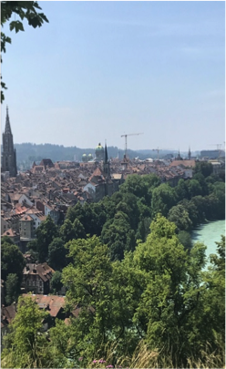 Vista del Rosengarten Berna  foto Lettya Oesch